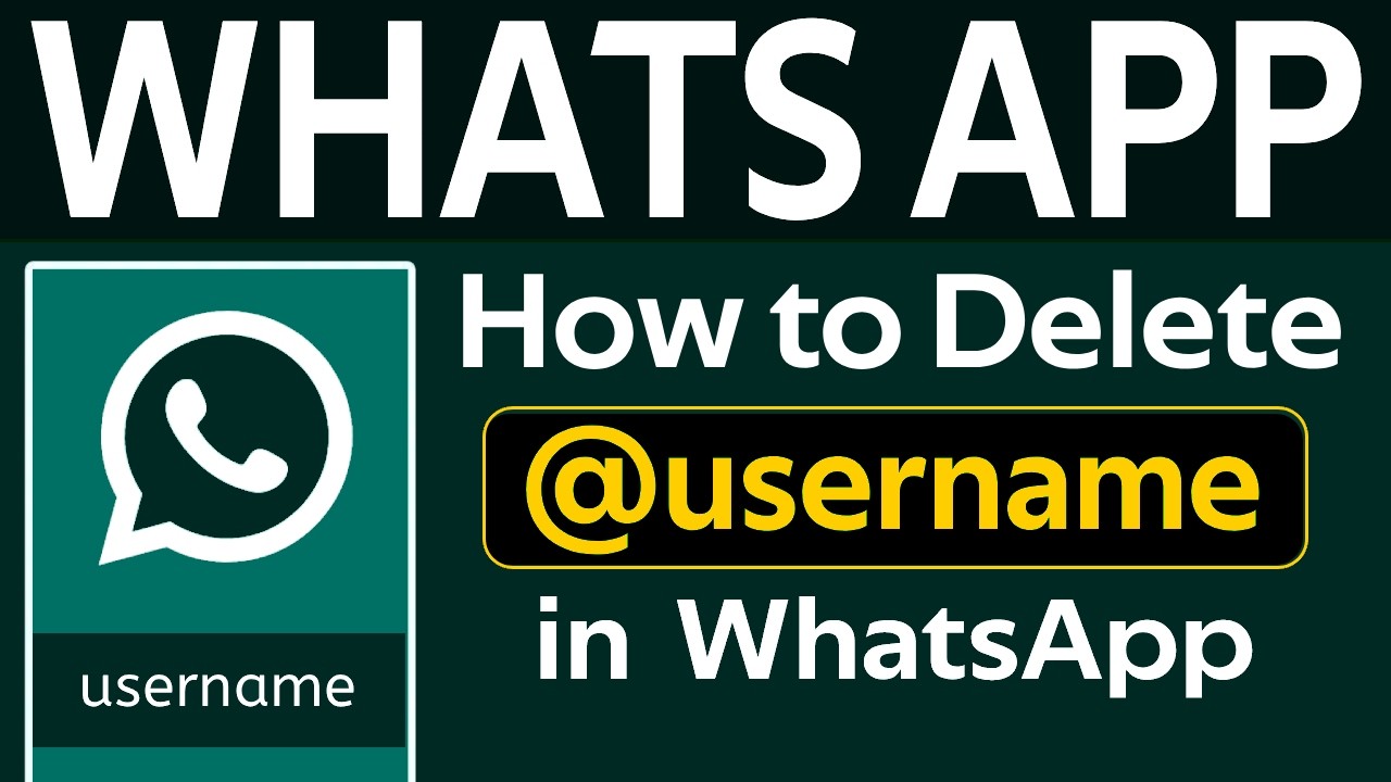 Как удалить имя пользователя в WhatsApp на iPhone