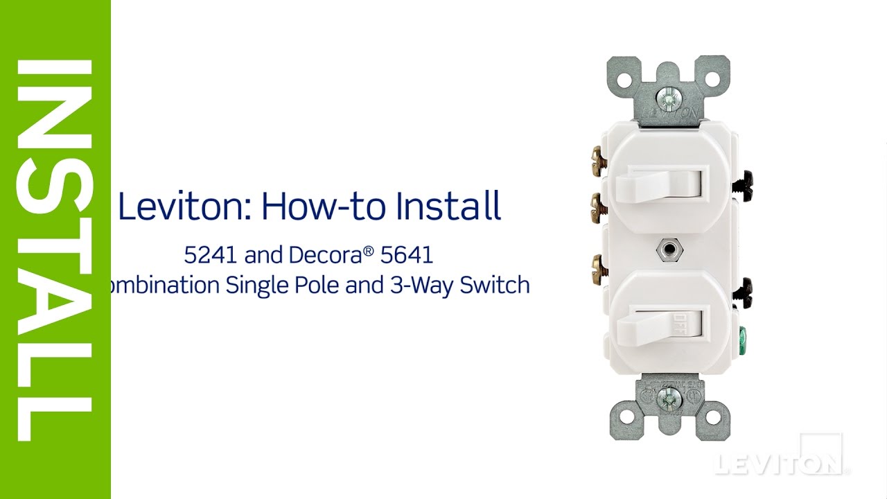 How to Install a Combination Device with a Single Pole and a Three-Way Switch | Leviton