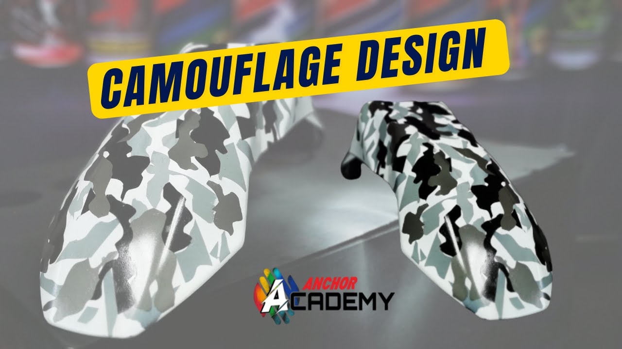 Create your own camouflage design cover set |Spray Paint | Cat Semburan ♦️ DPI Anchor Academy