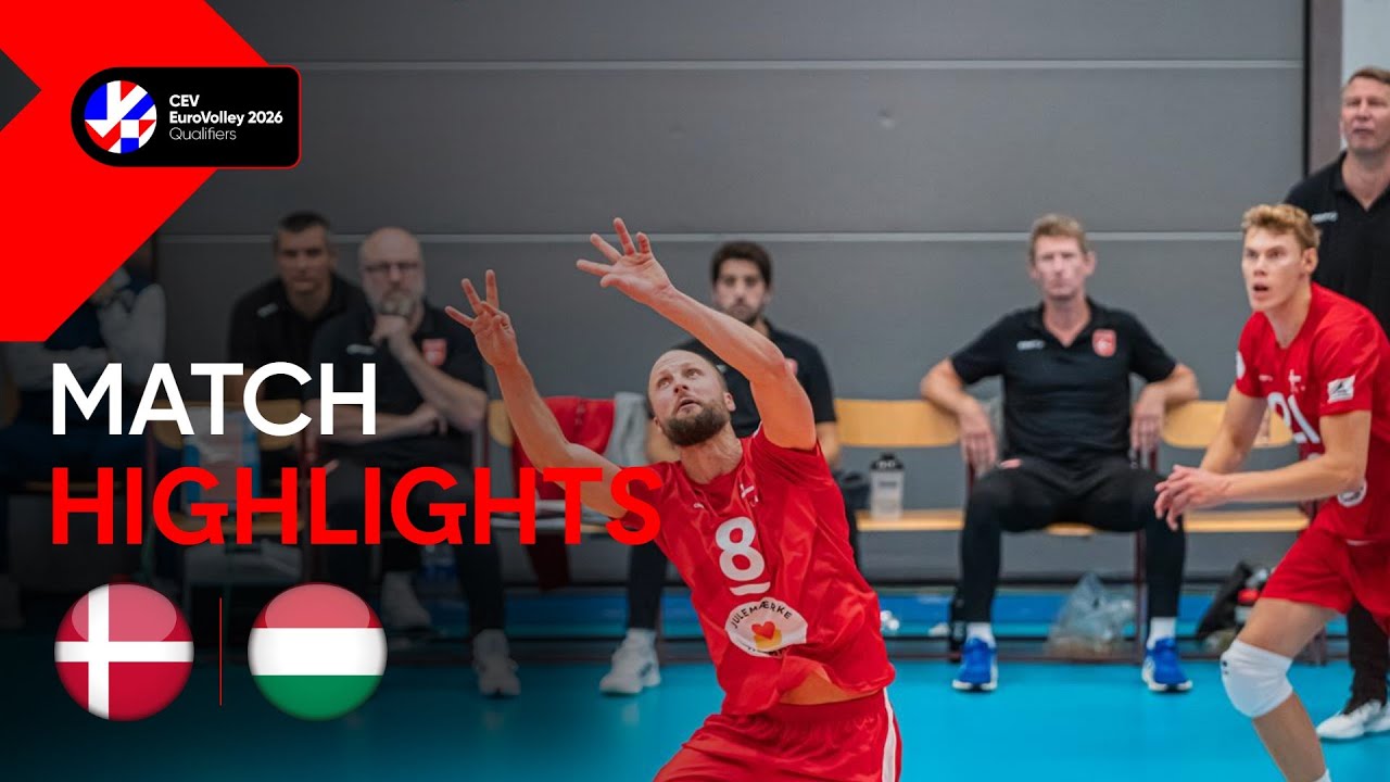 Highlights | Denmark vs. Hungary | CEV EuroVolley 2026 | Qualification Phase M | Pool A