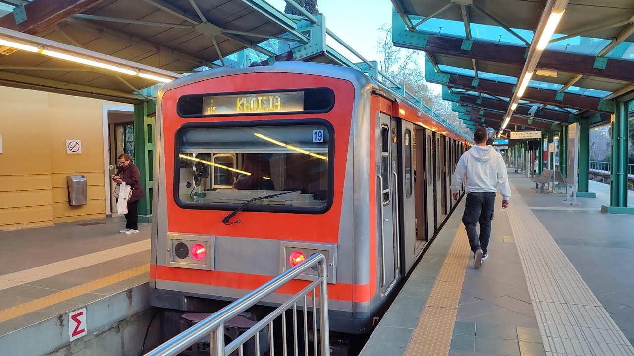 Line 1 full journey from Piraeus to kifisia (ilektrikos)