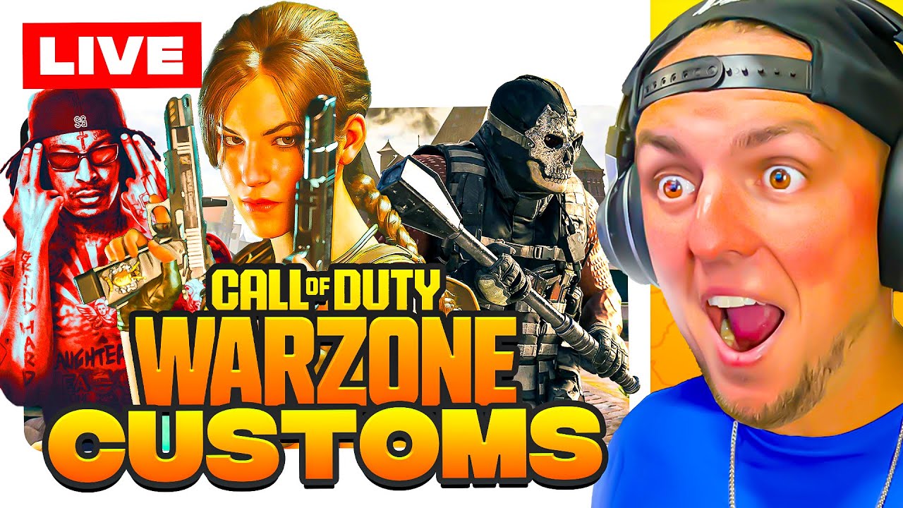 🔴 LIVE - WARZONE CUSTOM LOBBIES