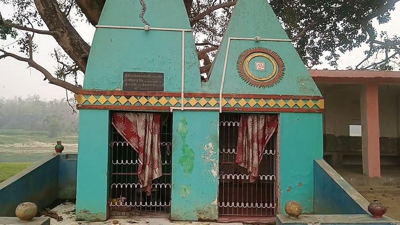 A view to beautiful village.