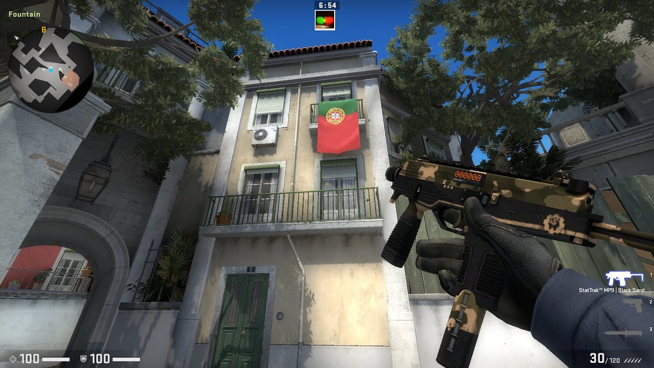 CSGO StatTrak&trade; MP9 Black Sand Field Tested