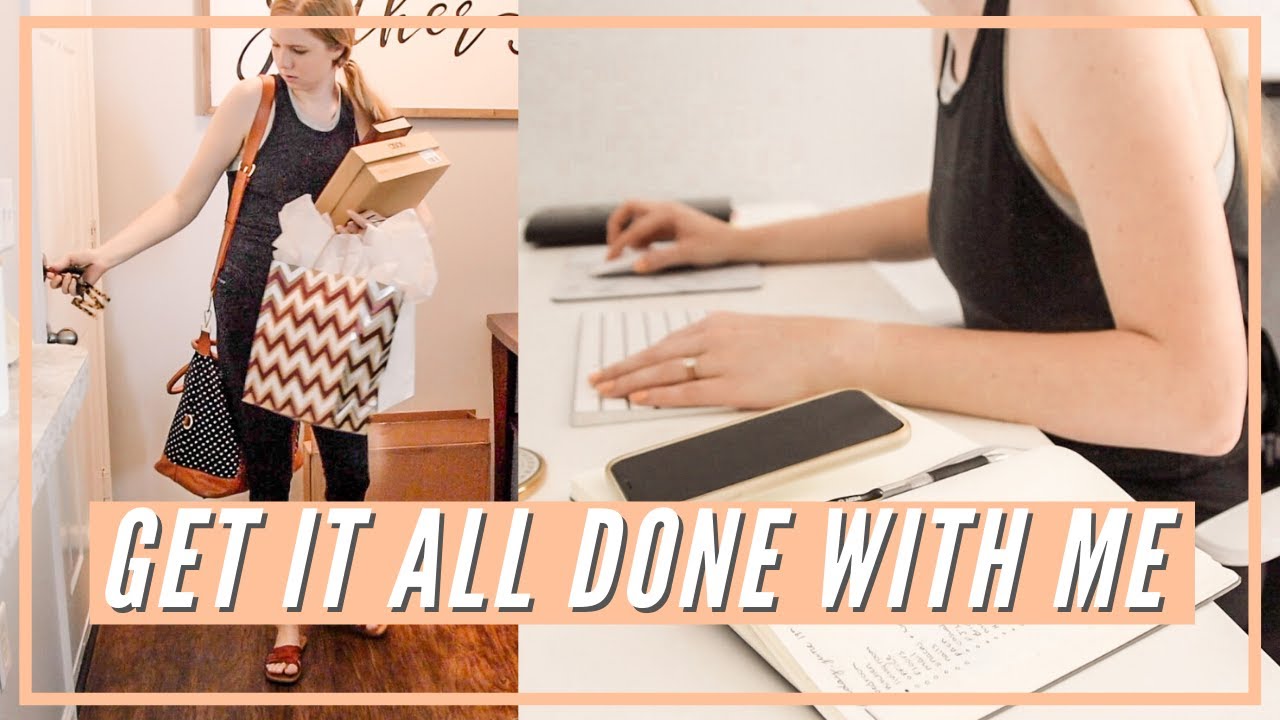 GET IT ALL DONE WITH ME 2020 | tackle your to-do list motivation + morning speed clean with me