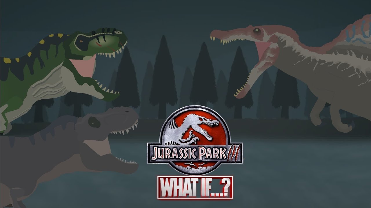 What If the t-rex couple Buck and Doe appeared at the end of Jurassic Park 3? | Jurassic What If ? |