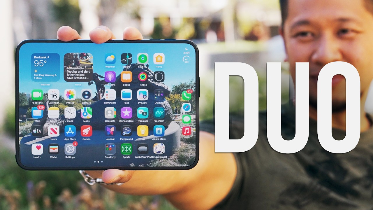 Обзор iPhone Duo &mdash; первый складной смартфон Apple наконец-то здесь, и он меня удивил