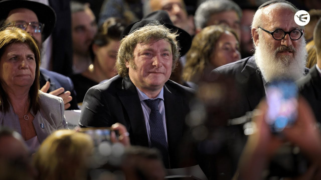 🔴 Javier Milei asiste a la celebración de Jánuca en Recoleta