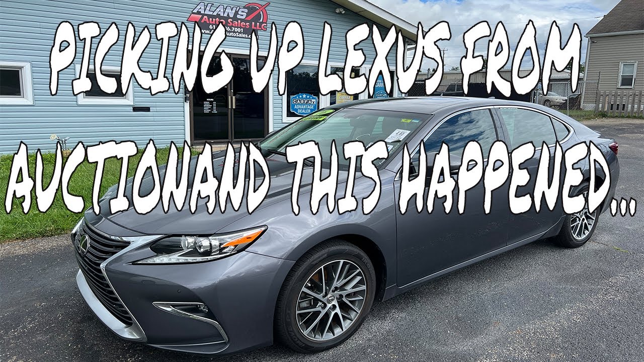 TAKING DELIVERY OF LEXUS ES 350 FROM MANHEIM AUTO AUCTION