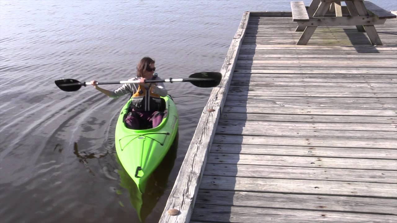 How to launch a kayak from a high dock