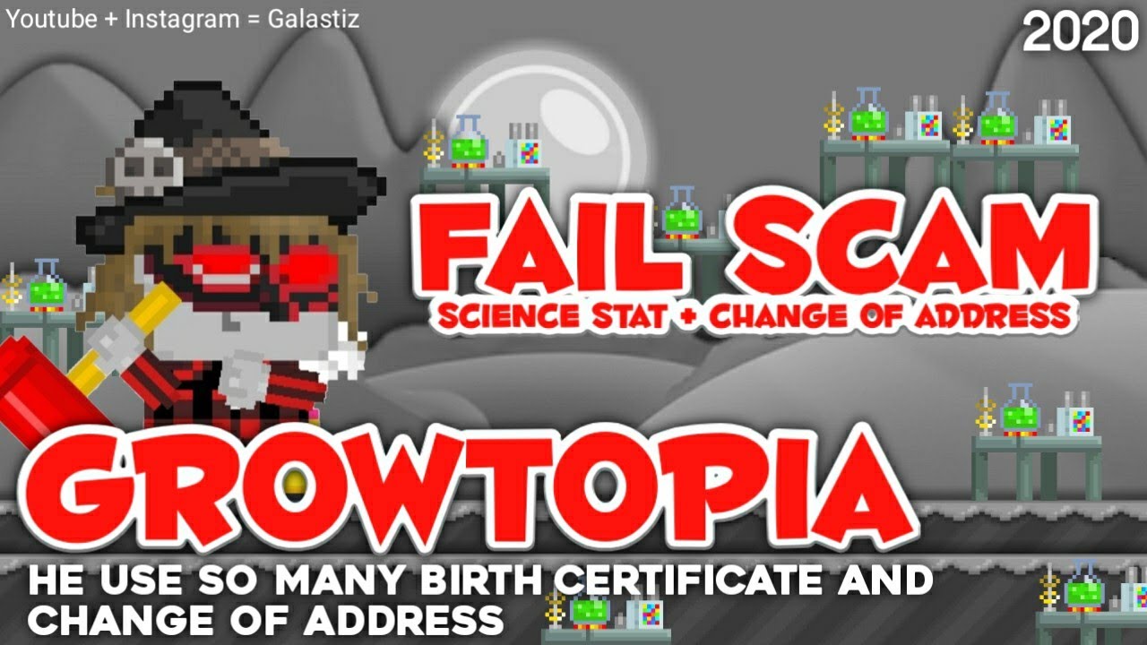 FAIL SCAM GROWTOPIA - Science Station