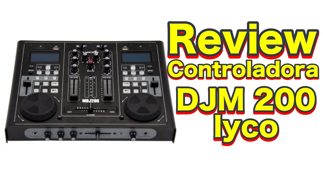 Controladora de DJ  Mdj Lyco - Usb - Dispensa o uso do Computador
