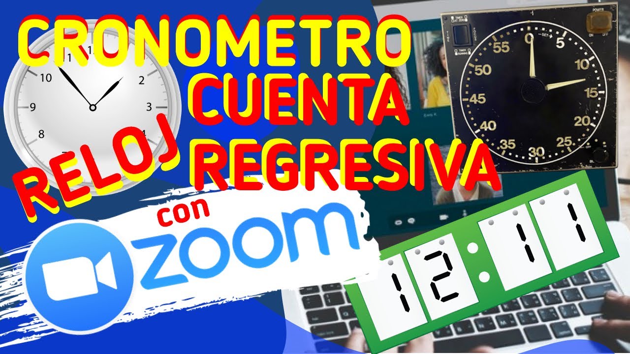 ⏰ ⏱  Como poner un CONTADOR , RELOJ, CRONOMETRO y CUENTA REGRESIVA en ZOOM