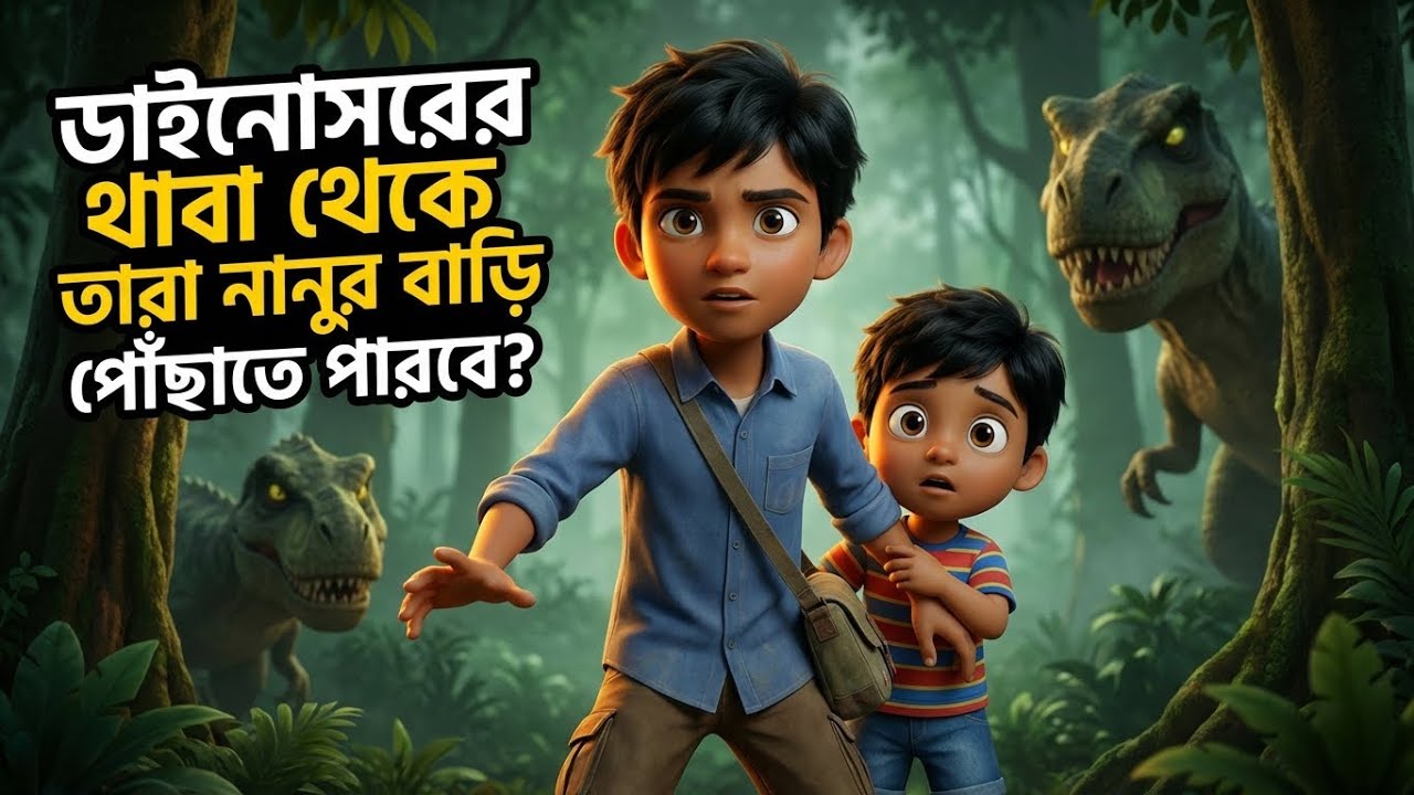 ডাইনোসরের আক্রমণ! দুই ভাই কি বুদ্ধি দিয়ে বাঁচতে পারবে? | 