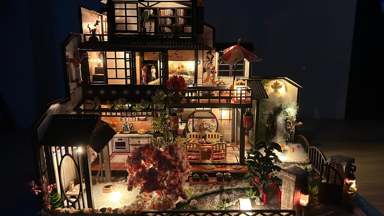 DIY The Ancient Capital Under Moonlight 古都望月#handmade #diy #miniature