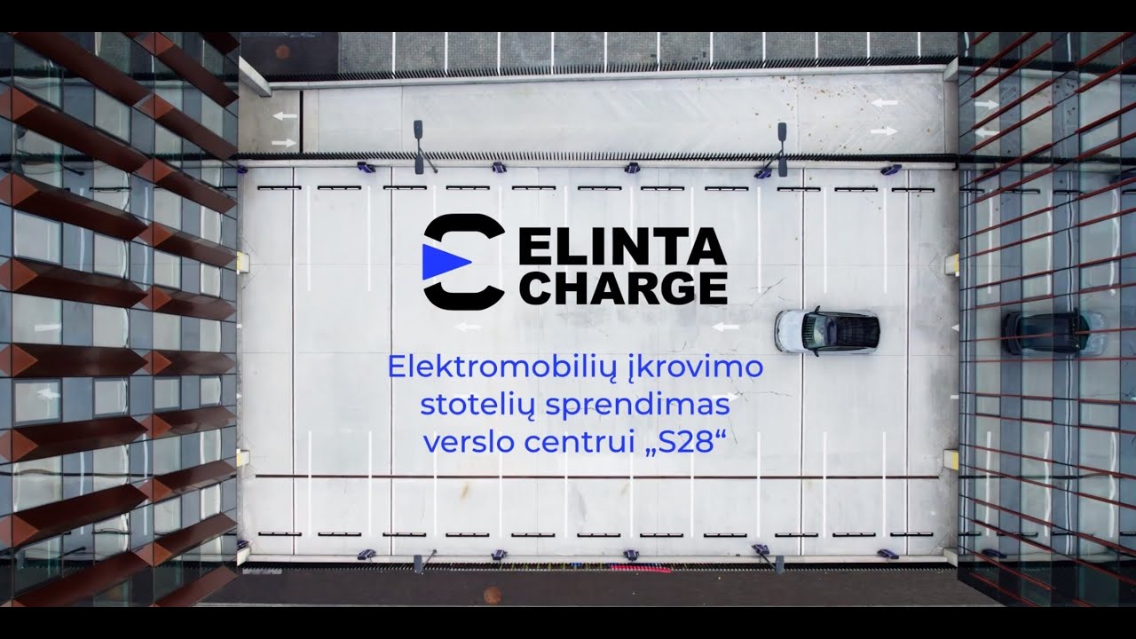 Verslo centras S28 | 176 EV įkrovimo vietos | 100% elektrifikuota parkavimo aik&scaron;telė