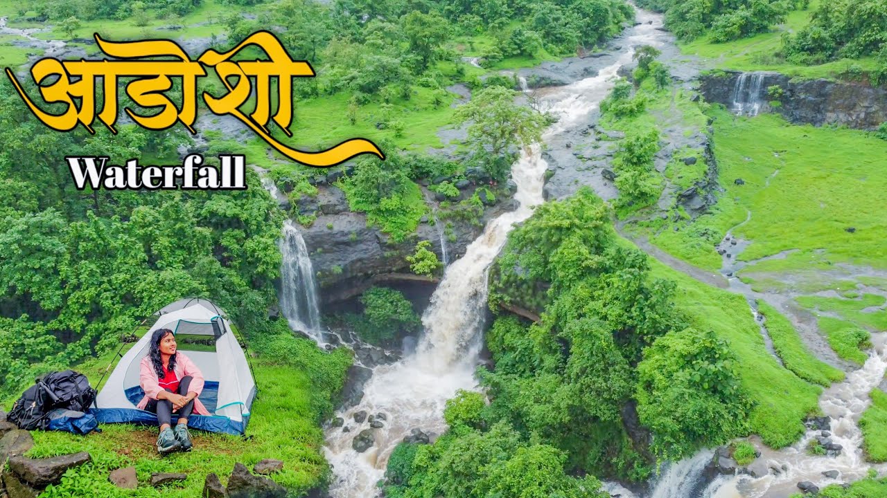 Aadoshi Waterfall | डोळ्यांच पारण फेडणारा खोपोली येथील आडोशी धबधबा | घेतली camping ची मज्जा😍🏕️