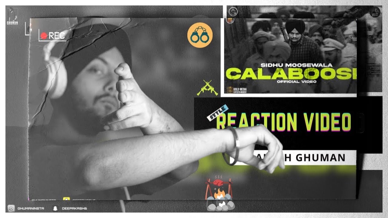 Reaction on Calaboose (Official Video) Sidhu Moose Wala | Snappy