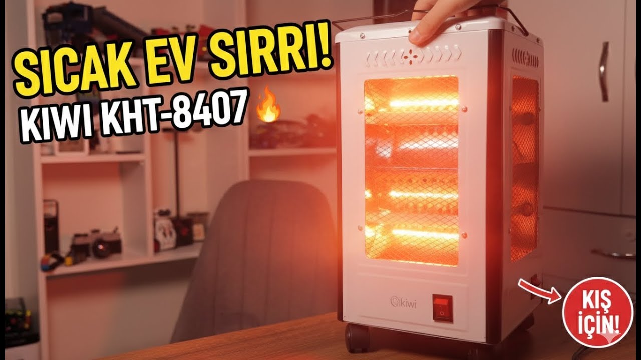 A101'DE SATILAN 5 YÖNLÜ QUARTZ ISITICI ÜZERİNDE İNSANLAR KESTANE PİŞİRİYOR! Kiwi Kht 8407 incelemesi