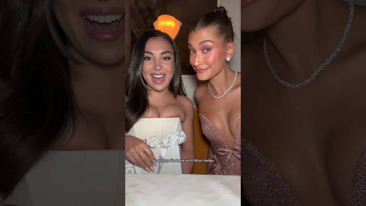 TRYING RHODE SKIN FOR THE FIRST TIME WITH HAILEY BIEBER!!! 🤍🥛✨
