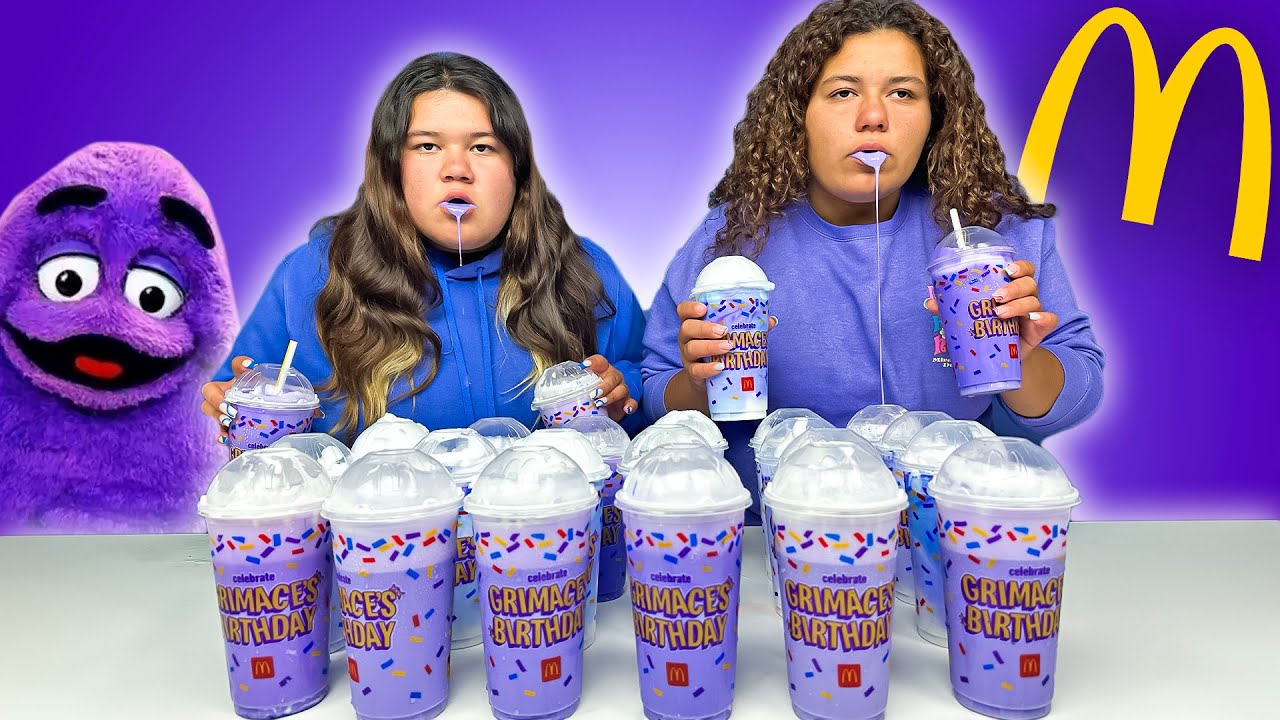 Не выбирайте неправильный челлендж GRIMACE SHAKE SLIME