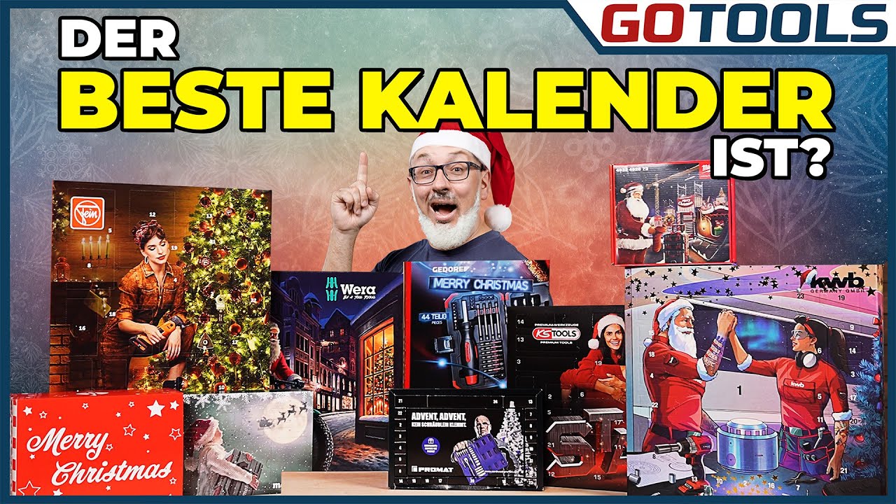 Der beste Werkzeug-Adventskalender 2023! Der große Weihnachtskalender Vergleich! Unboxing! Verlosung