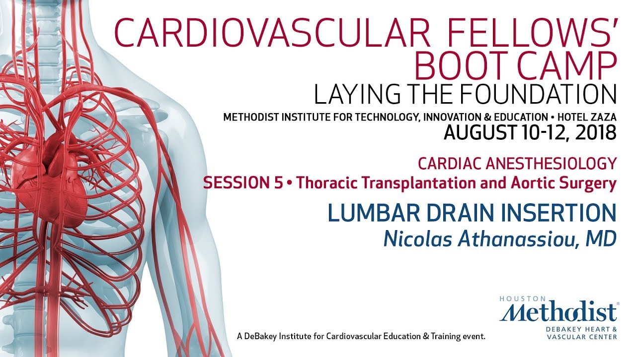 Lumbar Drain Insertion (Nicolas Athanassiou, MD)