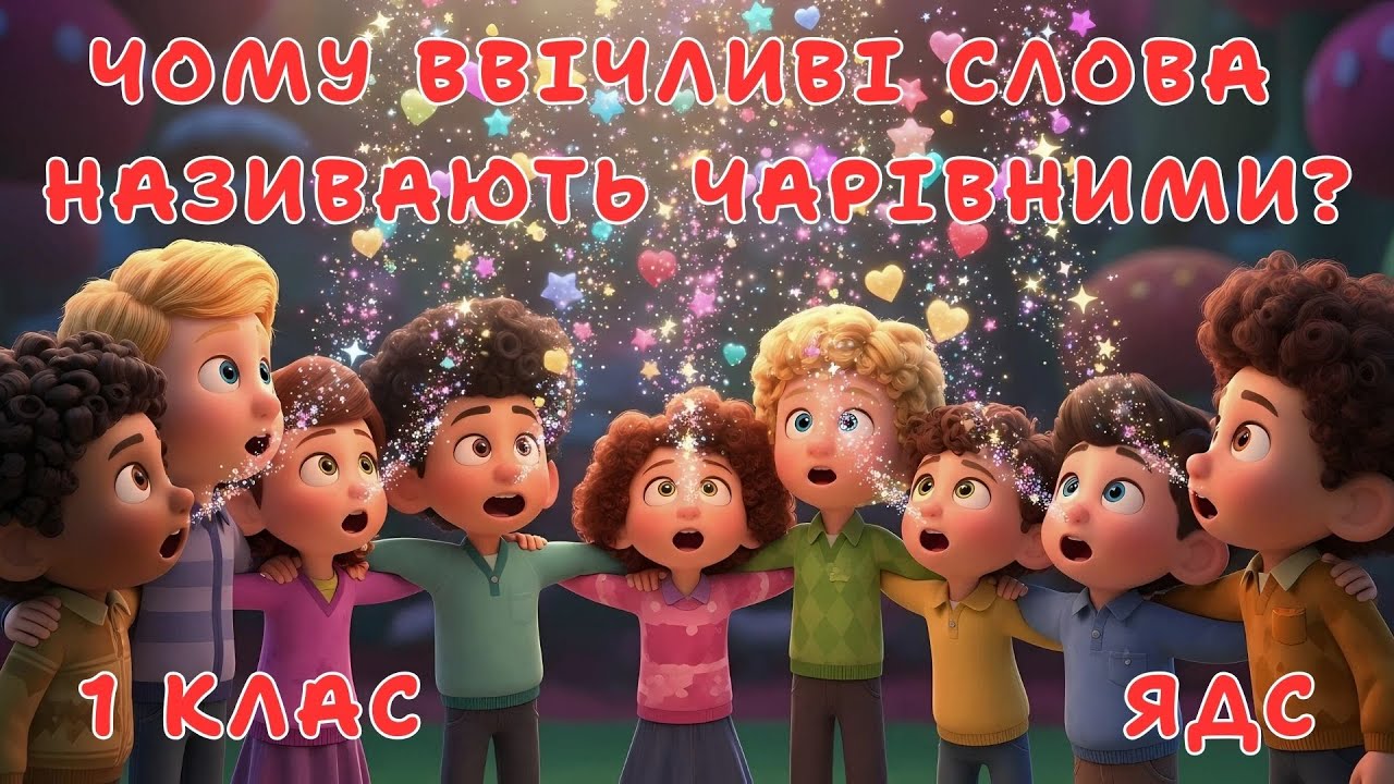 Чому ввічливі слова називають чарівними? #ЯДС #1Клас #ДітиУкраїни
