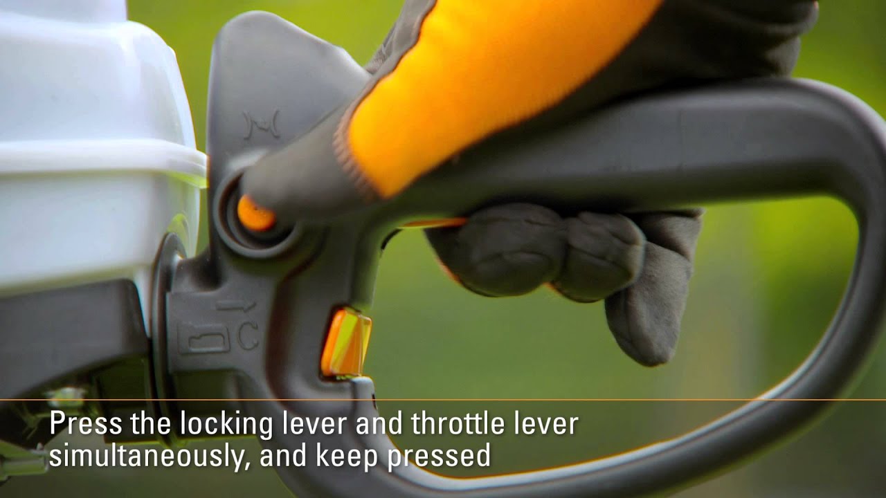 Hire - How To Start And Stop The Hire Stihl HS81R Hedgetrimmer
