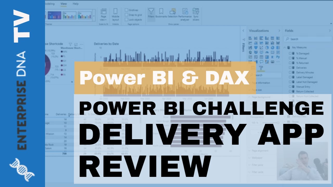 Power BI Challenge 4 - Delivery App Review
