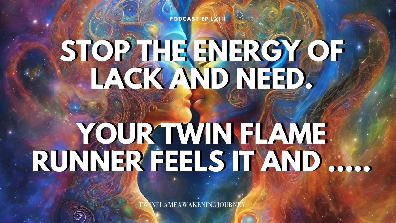 Your twin flame runner feels what you say, feel and do... Its time to let go of the energy of lack
