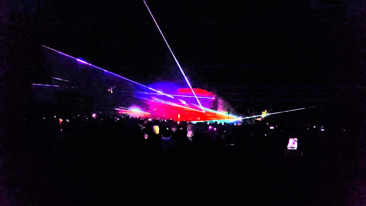 Walpurgisnacht Lasershow und Feuerwerk 2016 in Thale Teil 1