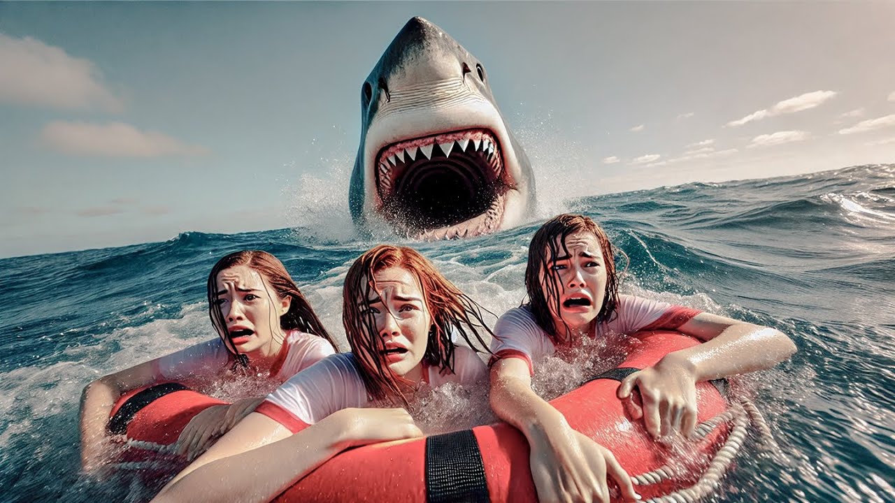 5 Girls Adrift In The Ocean With Only 1 Life Jacket And A Shark Devouring One By One