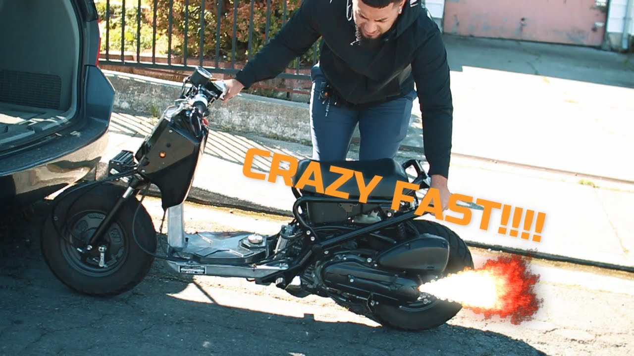 HONDA RUCKUS PICK UP (CRAZY FAST!!!)