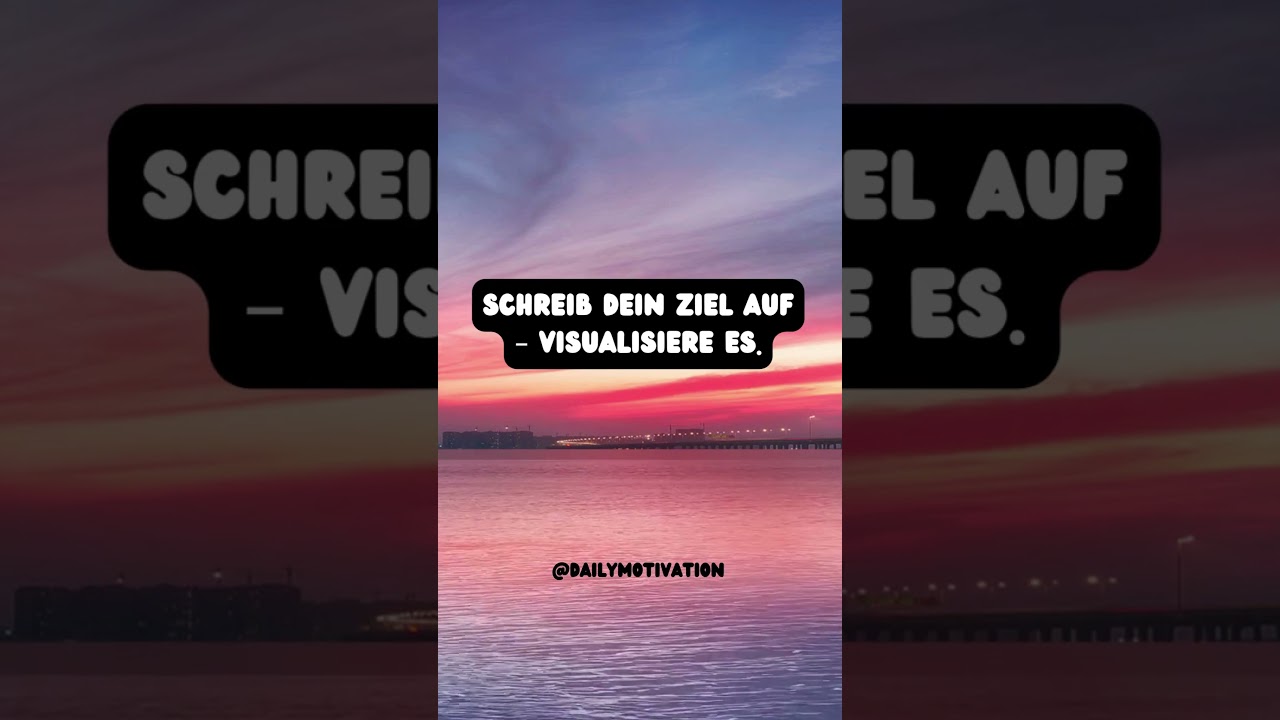 Top 5 Motivationstipps #shorts #motivation