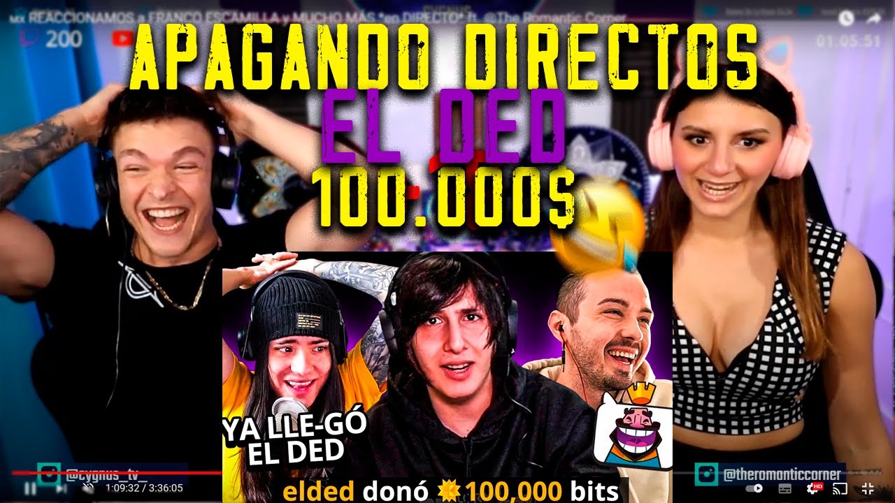 🇲🇽 REACCIONAMOS al DED APAGANDO DIRECTOS por 100.000$ **QUÉ LOCURA** ft. @The Romantic Corner