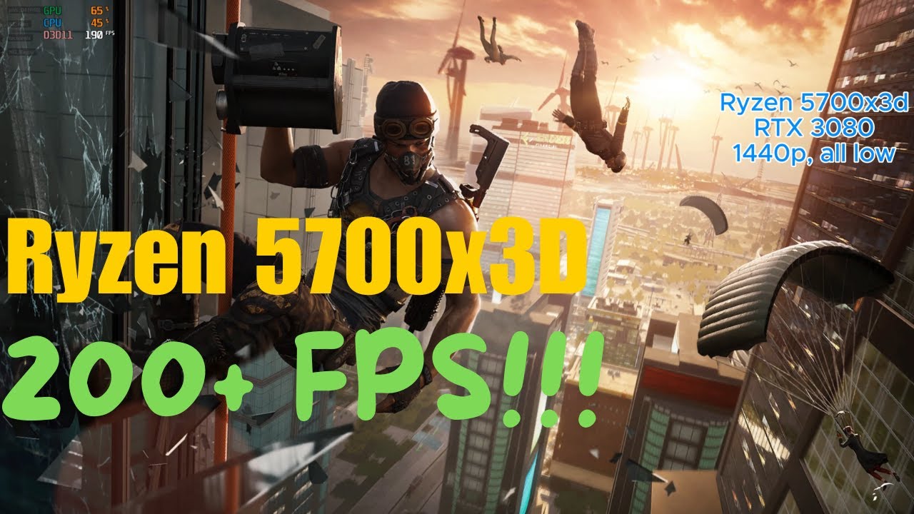 Ryzen 5700x3D with RTX 3080 PUBG FPS 1440p (FTPM enabled)