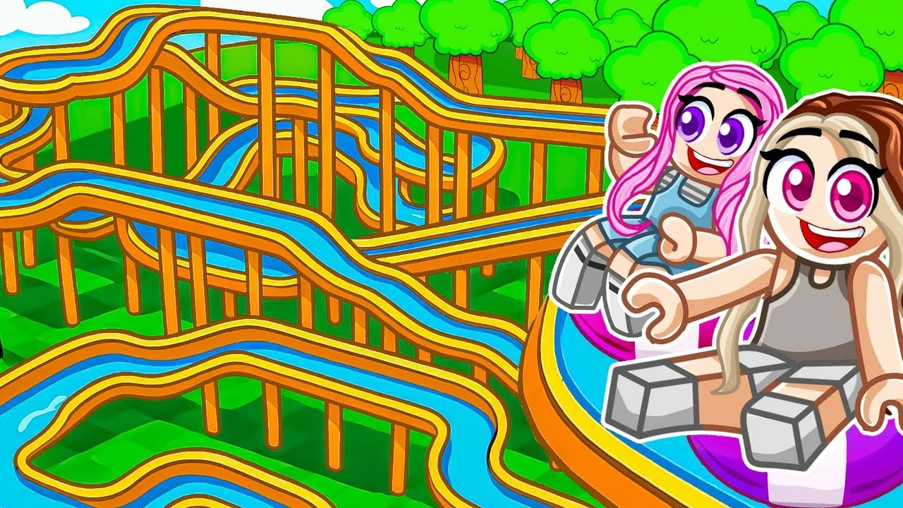 JOGUEI O JOGO DE CONSTRUIR UMA MONTANHA RUSSA NO ROBLOX