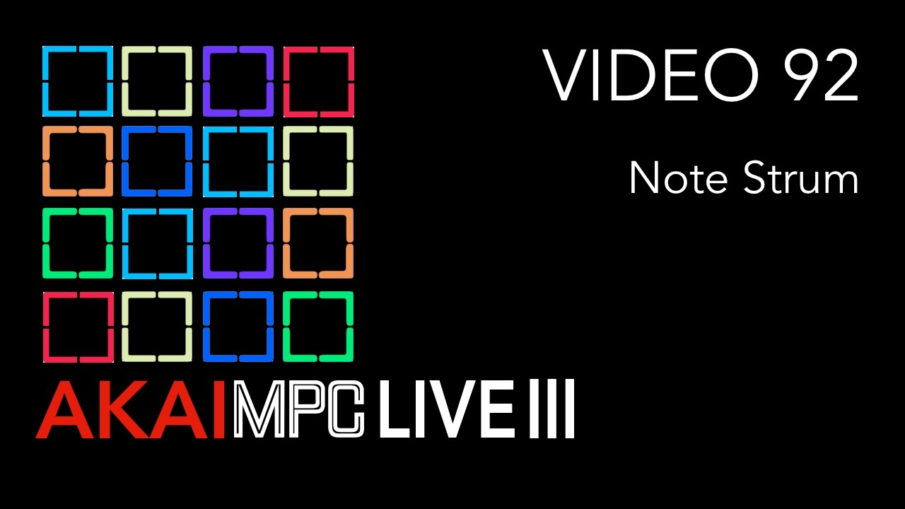 Видео 92 AKAI MPC LIVE III - Игра на гитаре (эффект сенсорной полосы)