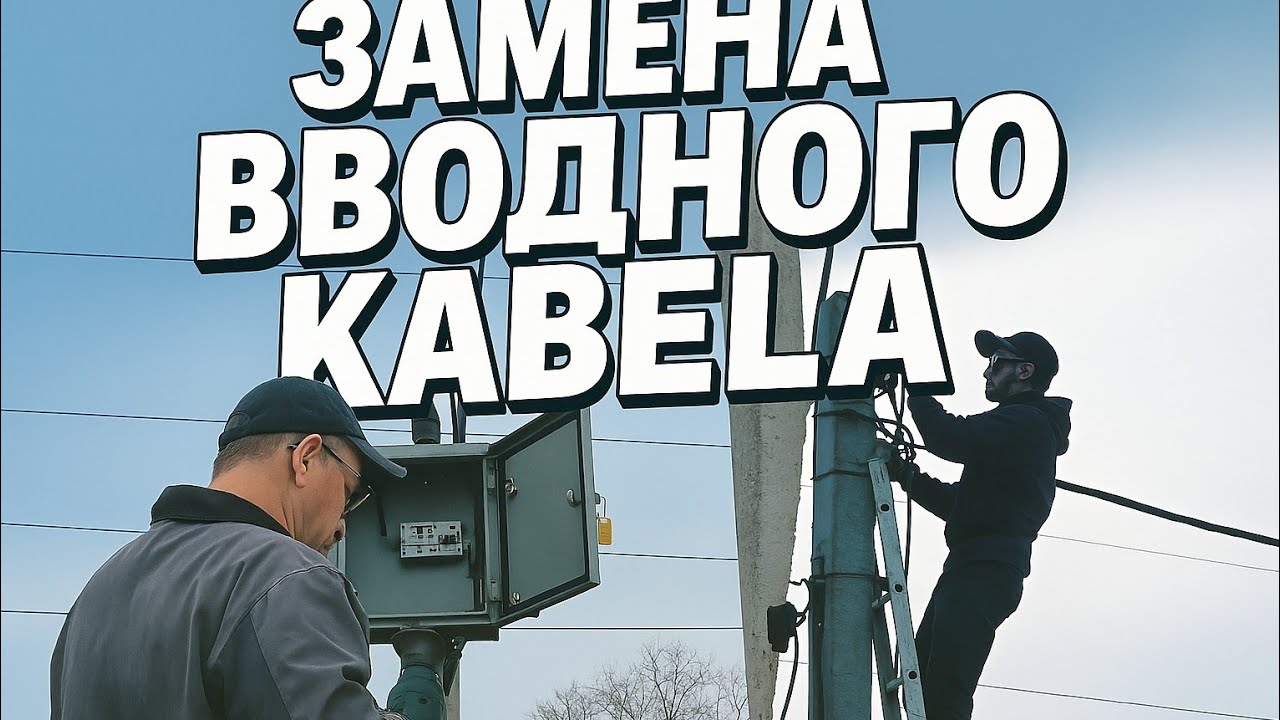Вводный кабель без электрика. Меняю СИП-16 на ВВГ НГ 4х10