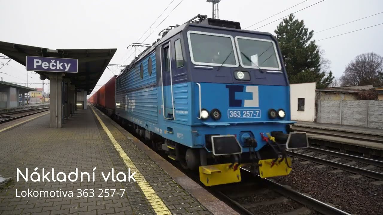 Vlaky Pečky w/@ProM33122   - Trains in  Pečky  ( 07.02.2026 )