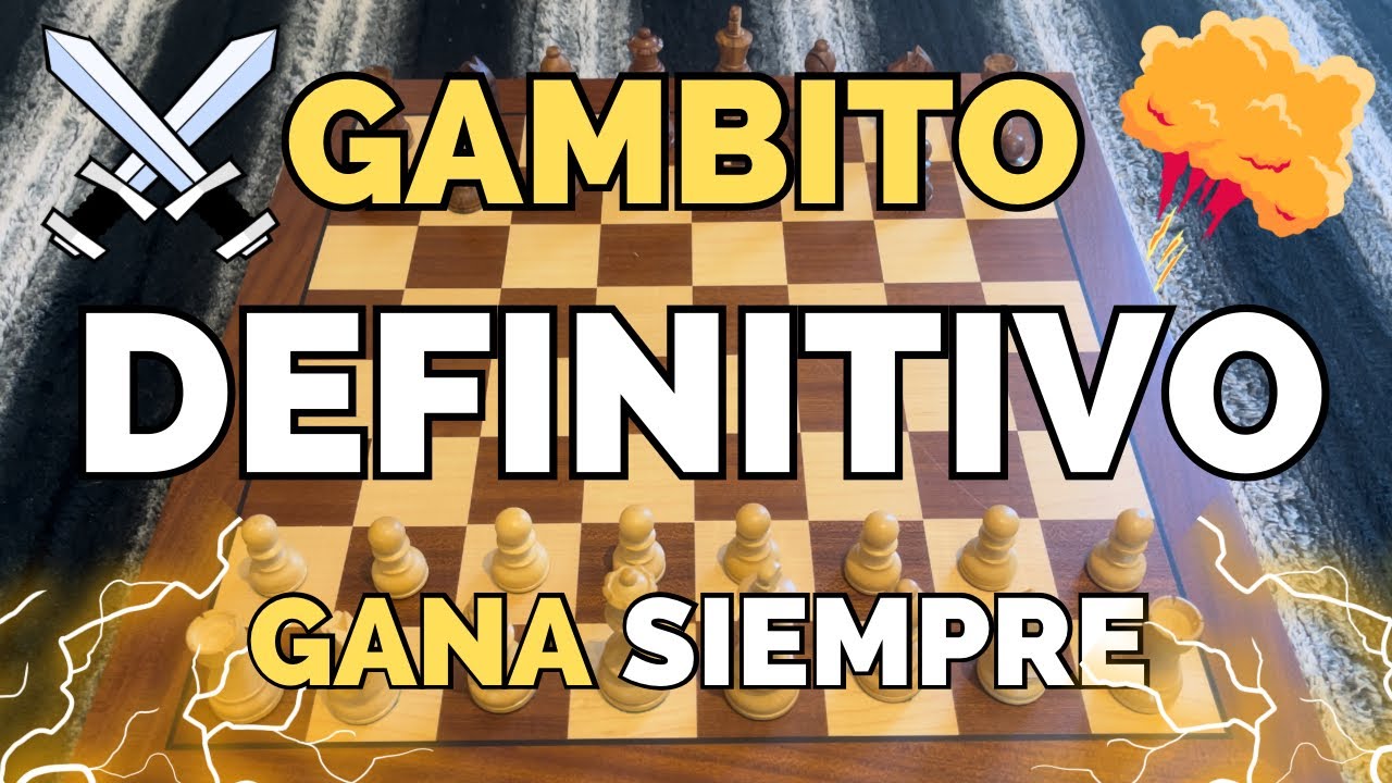 GANA 9/10 PARTIDAS con el GAMBITO DEFINITIVO🔥😱 (MUY Bueno)