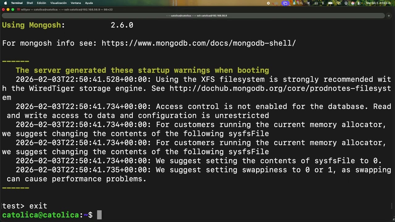 Uso de operadores en MongoDB