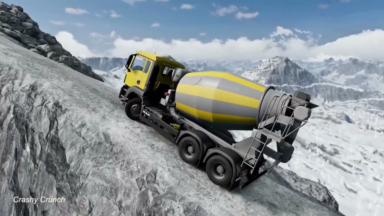 Truck Cliff Drop | Beamng Drive