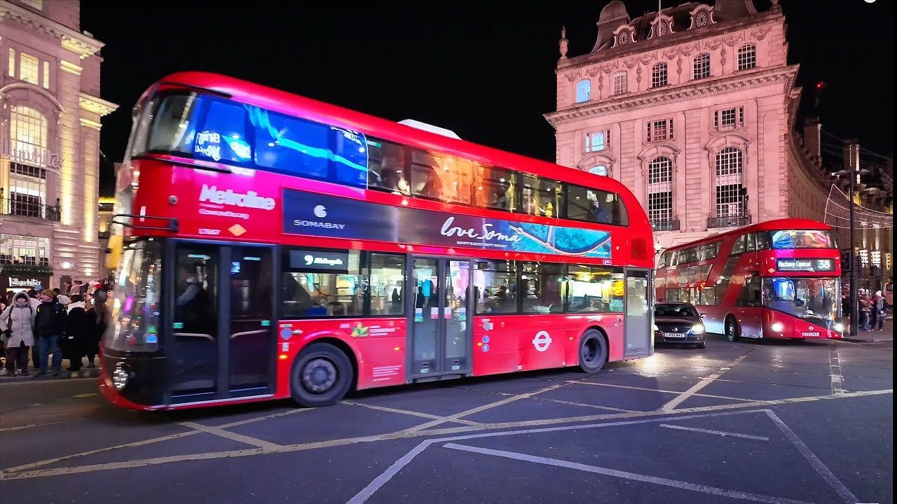 London Winter Walk 2025 | REGENT STREER, OXFORD STREET  Night Walk [4K]