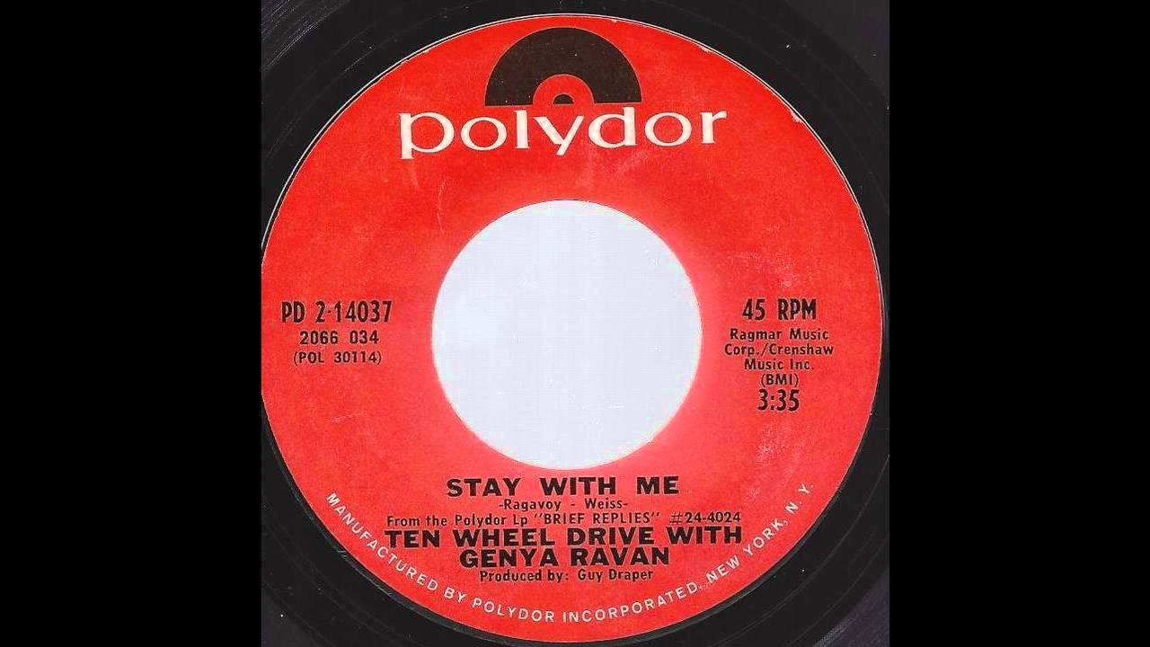 Ten Wheel Drive with Genya Ravan - Stay With Me - '70 Blues Rock on Polydor label