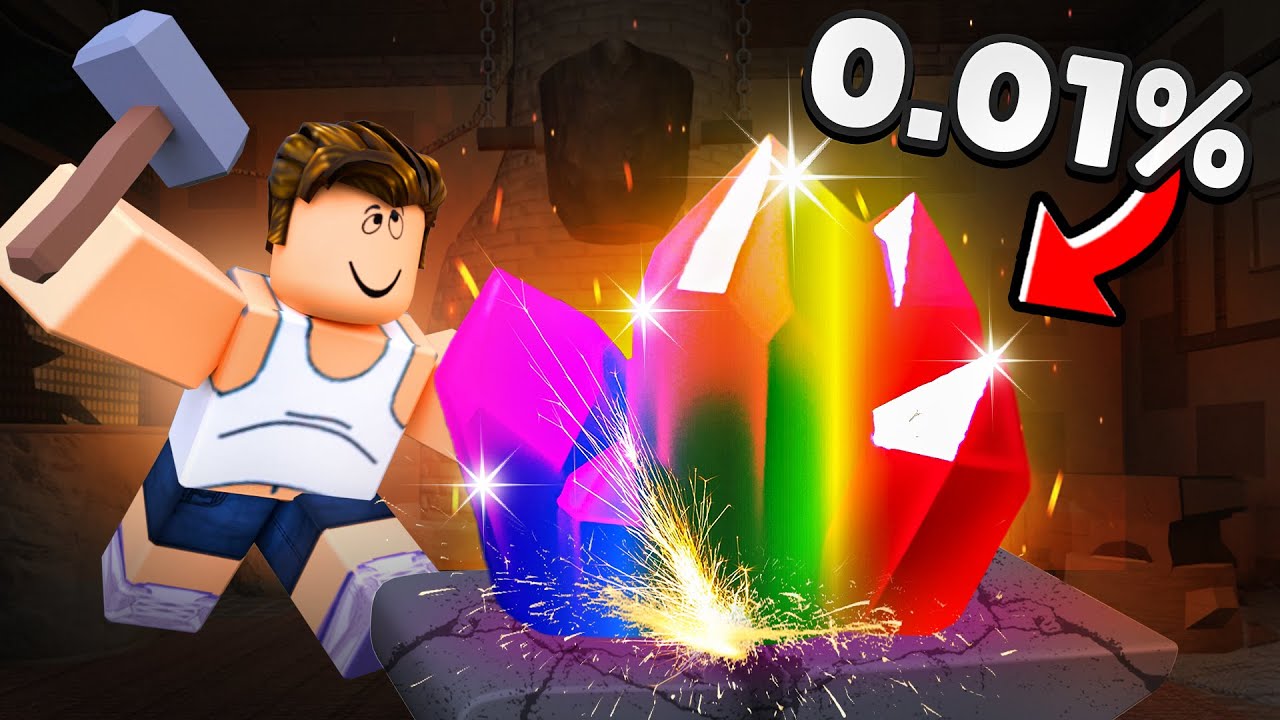 I Forged RAINBOW GEAR in The Forge!