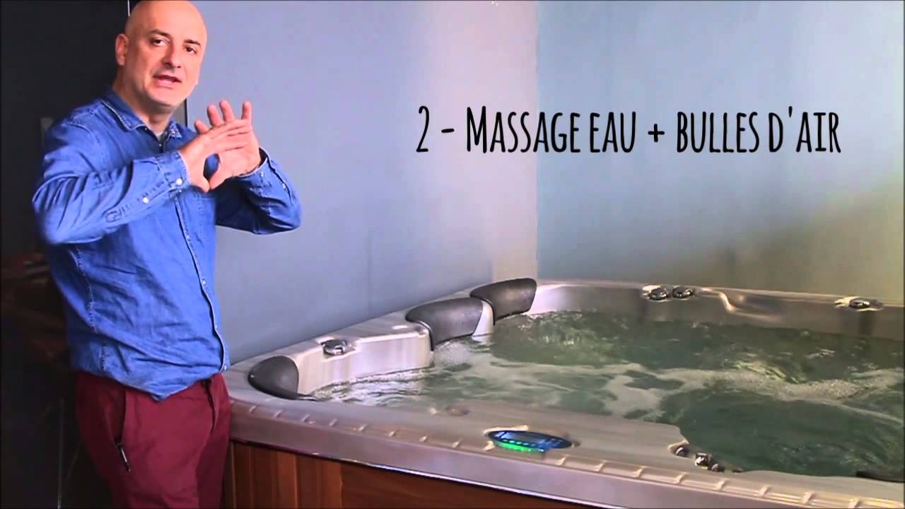 Les différents massages sur un spa Sapphire
