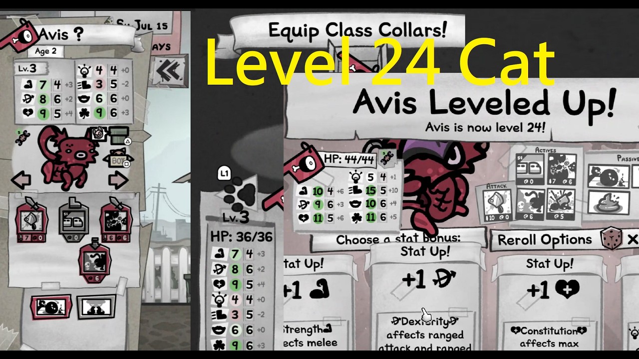 Mewgenics! What Happens if Your Cat Turns into a Kitten Mid Run? Re-use Old Cats Infinite Level Ups