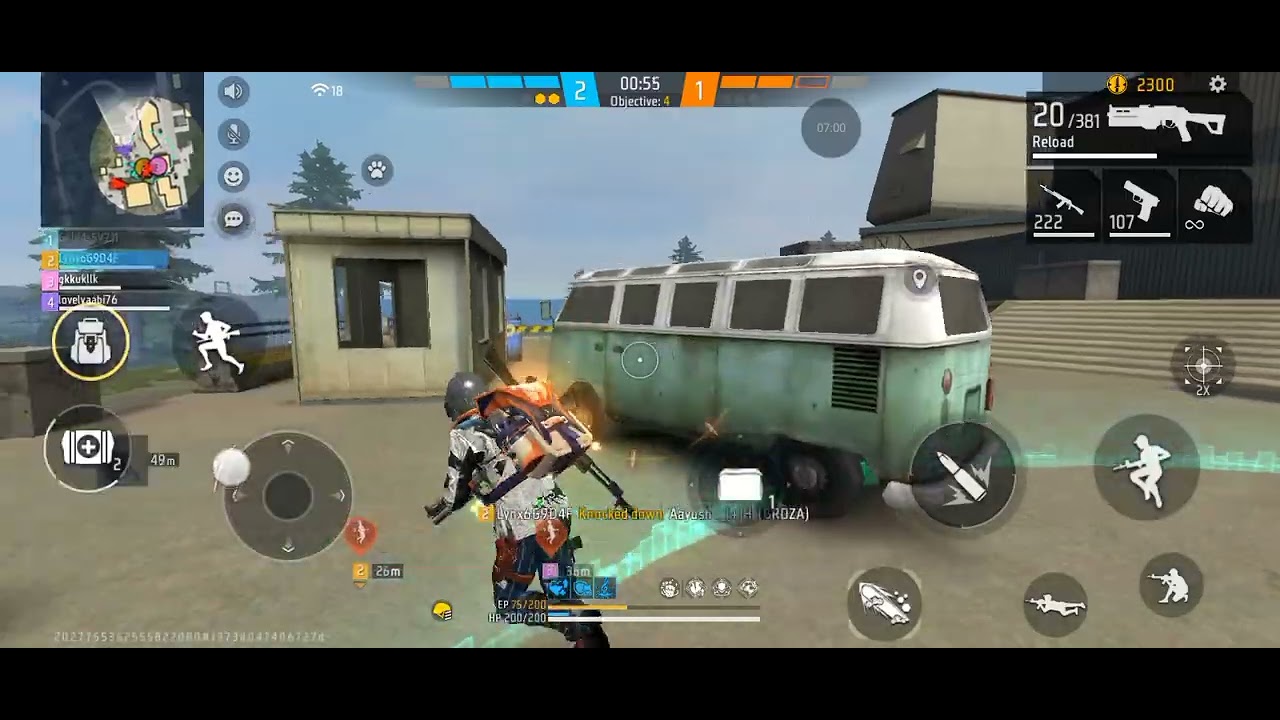 Free fire clash squad playing by free fire aabi 